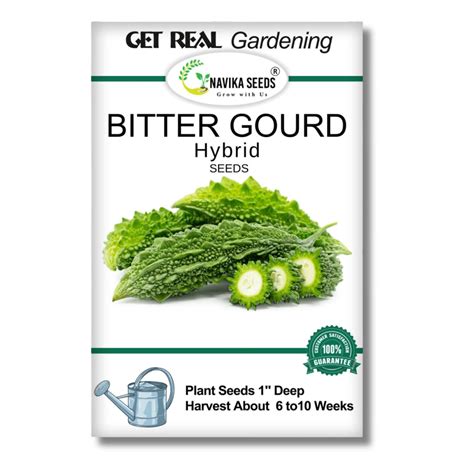 Navika Seeds ; Grow with Us Bitter Gourd Hybrid Vegetable Seeds For ...