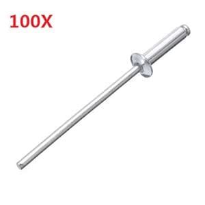 Generic M2.4 Aluminium Open End Blind Rivets Dome Head with Break Pull ...