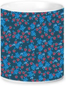 Universal Retail New Floral Coffee Printed-0125 Ceramic Coffee Mug ...