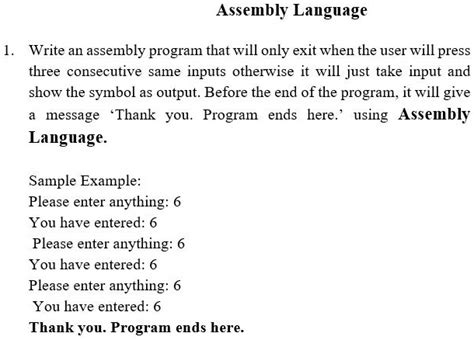 Image result for How to End an Assembly Program