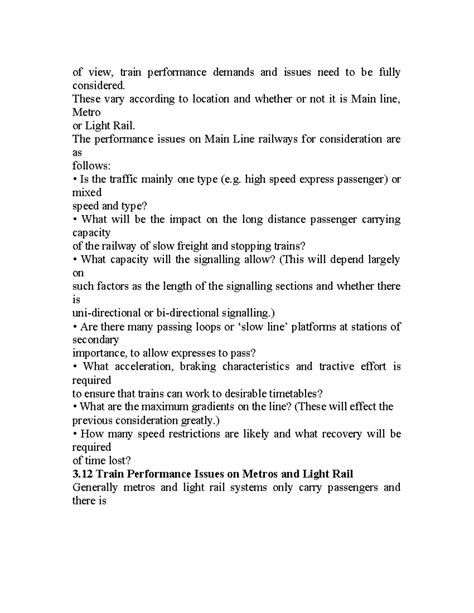 5 Railway engineering Important definitions - of view, train ...