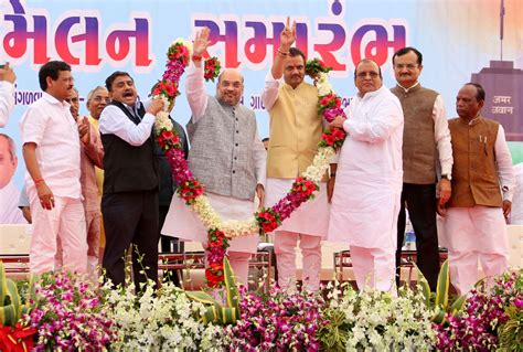 BJP National President, Shri Amit Shah addressing "Sneh Milan Samaroh ...