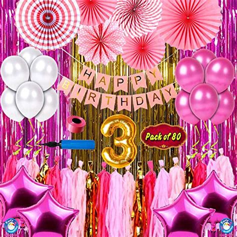 Buy Shopperskart birthday decoration items for 3rd birthday theme ...