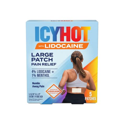 Customer reviews for Icy Hot Max Strength Lidocaine Pain Relief Patch ...