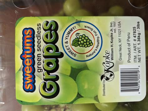 Green Seedless Grapes