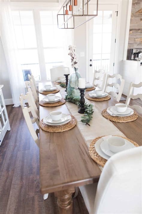 Modern farmhouse dining room ideas