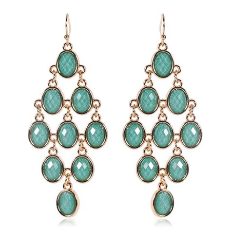 Bold N Elegant Trendy Metal Gold Plated and Crystal Earrings for Women ...
