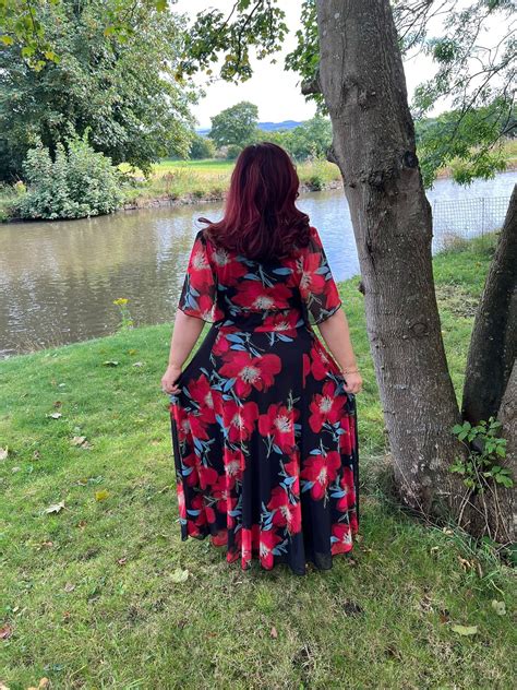 Kemi Petite Scarlet Black Print Bolero Wrap Bodice Maxi Gown – Scarlett & Jo