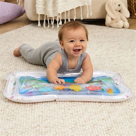 Inflatable Baby Water Mat Activity Play Center For Sensory Stimulation ...