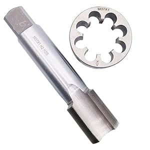 HSS M37 x 1mm Tap and M37 x 1.0mm Die Metric Thread Right Hand : Amazon ...