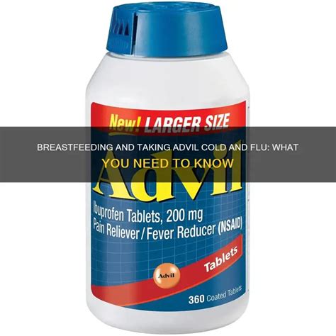 Breastfeeding And Taking Advil Cold And Flu: What You Need To Know ...