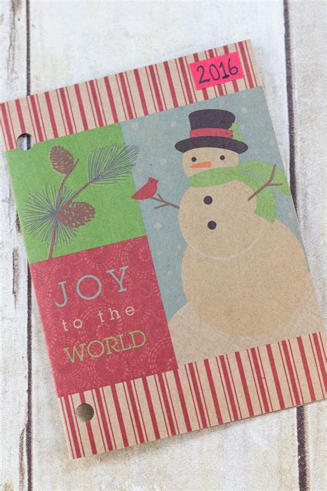 Upcycled Christmas Card Books | Christmas card record book, Christmas ...