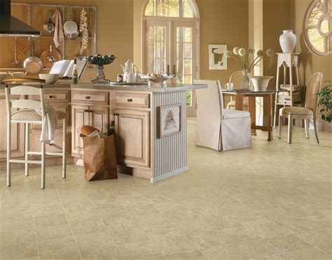 Armstrong Beige Vinyl Sheet - Modern Wood Flooring