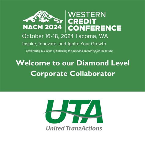 We welcome United TranzActions as our Diamond Level Corporate ...