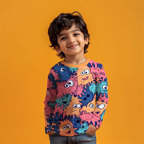 cute bacto Kids Full T-Shirt – Possessif
