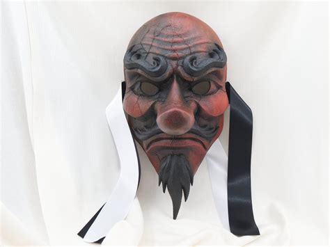 Ancient Tengu Mask, a Traditional Japan Mask for Wearing & Deco ...