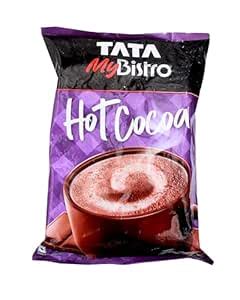 TATA MYBISTRO COCOA HOT CHOCOLATE DRINK POWDER SACHETS (100 SACHETS ...