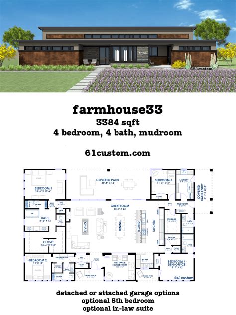 Modern Farmhouse Plans With Open Floor Plan | Viewfloor.co