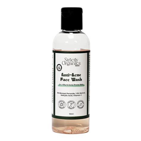 Foxy.in : Buy Strictly Organics Anti Acne Face Wash for Oil & Acne ...