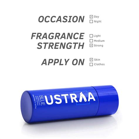 Buy USTRAA BLUE DEODORANT BODY SPRAY 150 ML Online & Get Upto 60% OFF ...