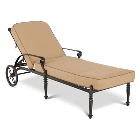 Grand Terrace Cast Chaise W/ Cushion - Pool Wave Depot