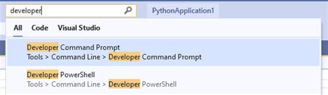Image result for Developer Command Prompt for vs Code
