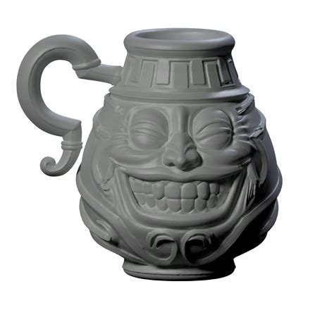 🪴 Pot of greed yugioh + base・ STL File for 3D printing・Cults