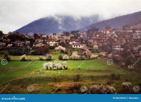 View of the Village Jeravna. Bulgaria, Europe. Balkan Mountains Stock ...