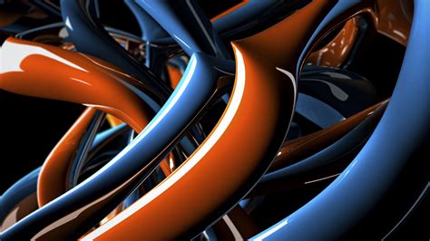 Download wallpaper 2560x1440 stripes, shapes, glare, volume, red, blue ...