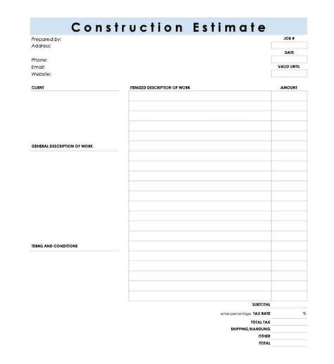Task Estimation Worksheet 的图像结果