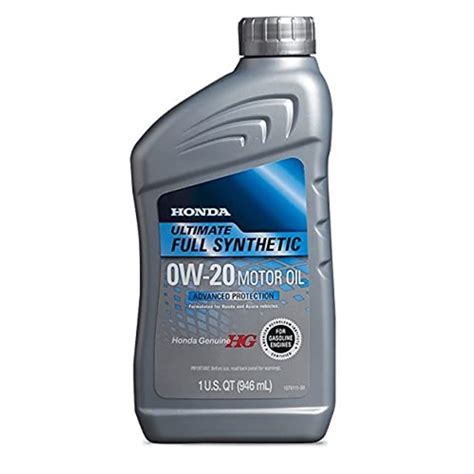 Honda OEM Ultimate Full Synthetic 0W-20 Engine Oil, 49% OFF