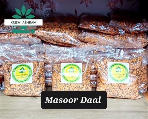 Unpolished Masoor Daal - Stone Chakki Processed – Krishi Ashram Stores