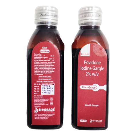 POVI-GRACE Mouth Gargle Gurgrace Pharmaceuticals