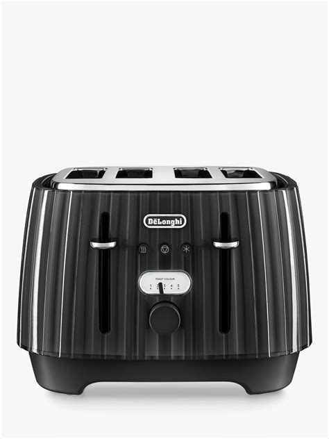 De'Longhi Ballerina 4-Slice Toaster, Black