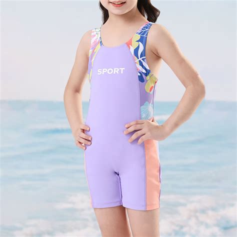 QIPOPIQ Girls Swimsuit One Piece Swimwear Adjustable Straps Back Cutout ...