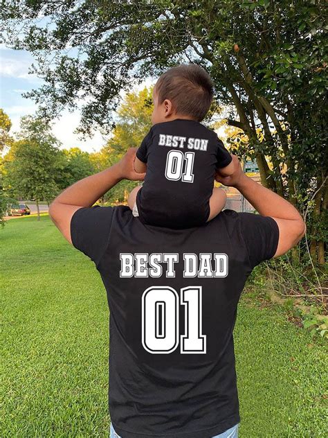 Dad and Son Matching T-shirts, Dad Baby Matching Shirts, Father Son ...