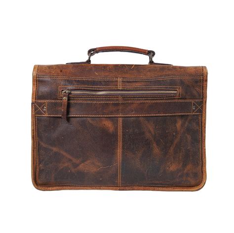 Roosevelt Leather Messenger Bag | Leather Office Bag | MaheTri