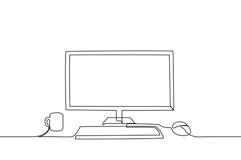 Computer Set Up Drawing 的图像结果