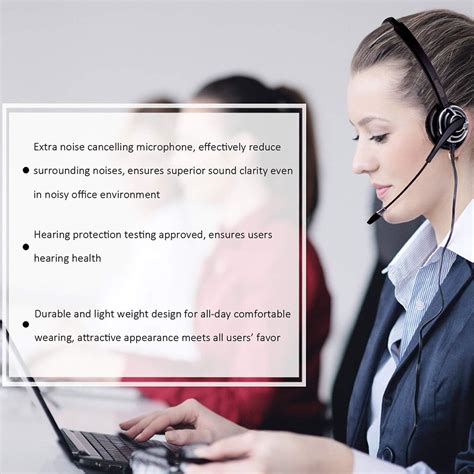 Buy USB Telephone Headset with Noise Cancelling Microphone and Volume ...