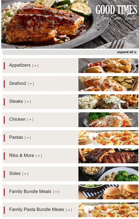 Image result for Ruby Tuesday Entrees Menu