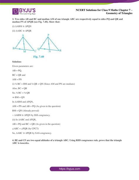 Image result for Class 9 Math Chapter 7 Solution