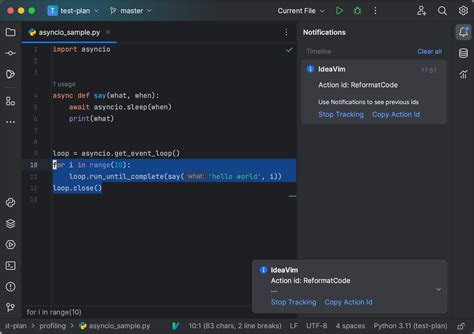 Edit Python Code in Vim Application 的图像结果