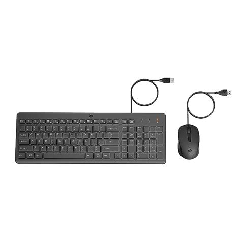 (With Scratch) HP 150 Wired Keyboard and Mouse Combo with Instant USB ...