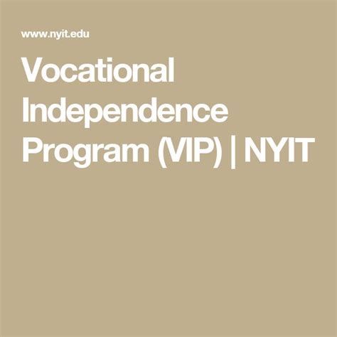 Image result for Vocational Independence Program