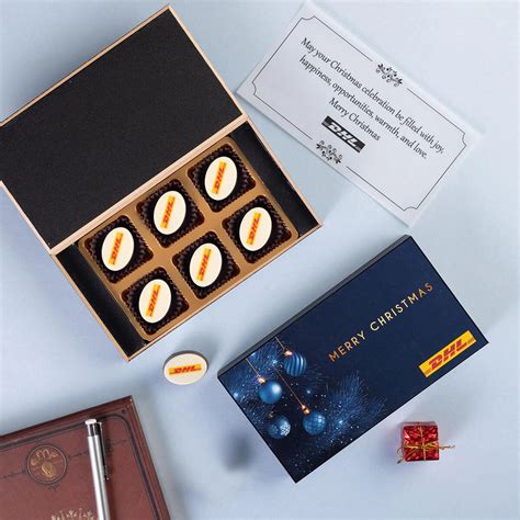 Business Christmas Gifts – Custom 6-Chocolate Box Sample – CHOCOCRAFT