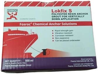 Fosroc Lokfix S Polyester Resin Anchor Grout for Vertically Down ...
