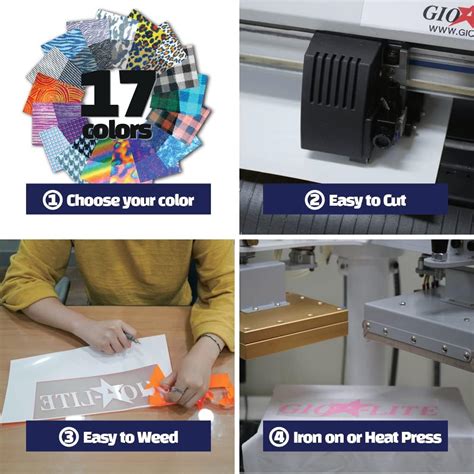 GIO-FLEX Reflective Heat Transfer Vinyl 10x12-17 | Ubuy India