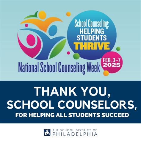 National School Counseling Week 2025 - The School District of Philadelphia