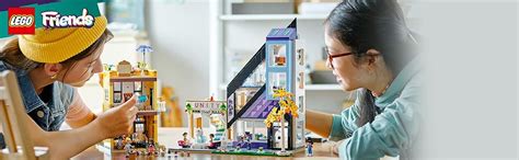 LEGO Friends Downtown Flower&Design Stores 41732 Building Toy Set ...