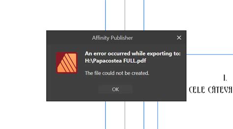 Image result for Temporary File Affinity Publisher